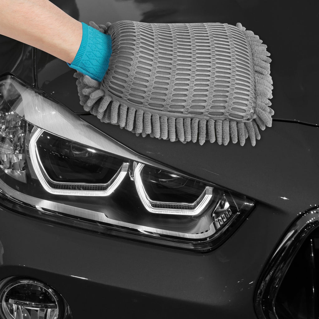Beldray Cleaning Mitt Car Duster Glove Double Sided Interior Exterior Cleaning