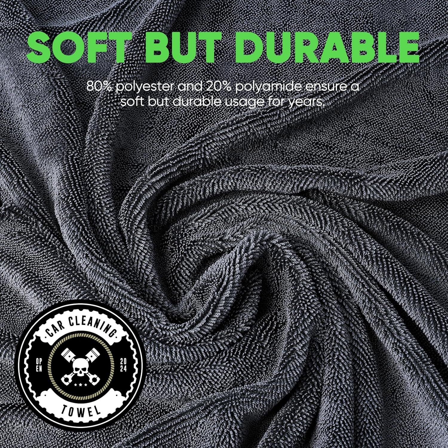 2-Pack Microfiber Towels (35"X 24") Extra Large Ultra Absorbent Drying Towel for Cars and Trucks, without Streaks, Scratches, or Water Spots