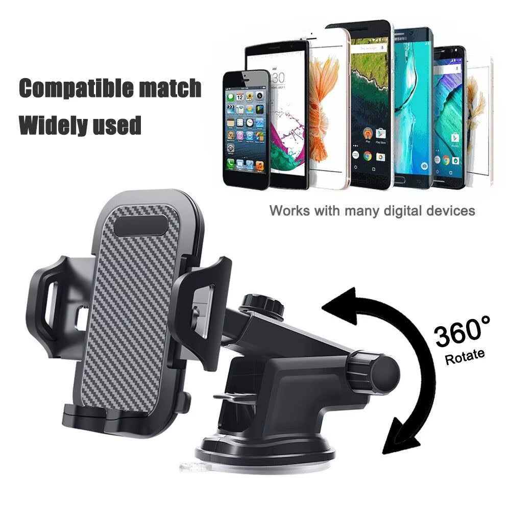 Universal Car Mobile Phone Holder 360° Windscreen Dashboard GPS Stand Cradle UK