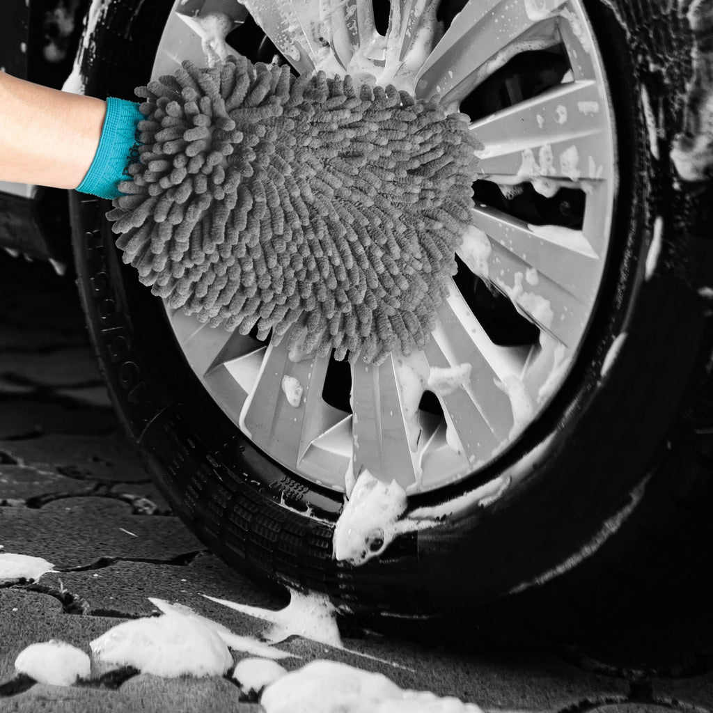 Beldray Cleaning Mitt Car Duster Glove Double Sided Interior Exterior Cleaning